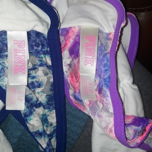 Pink Victoria Secret lace bandeaus bras size small Y2K - Picture 3 of 4